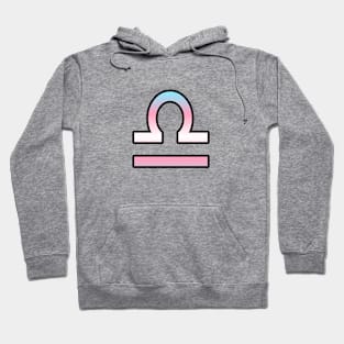 Libra Trans Pride Symbol Hoodie